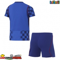 Camisa de Futebol Croácia Equipamento Secundário Infantil Mundo 2026 Manga Curta (+ Calças curtas)